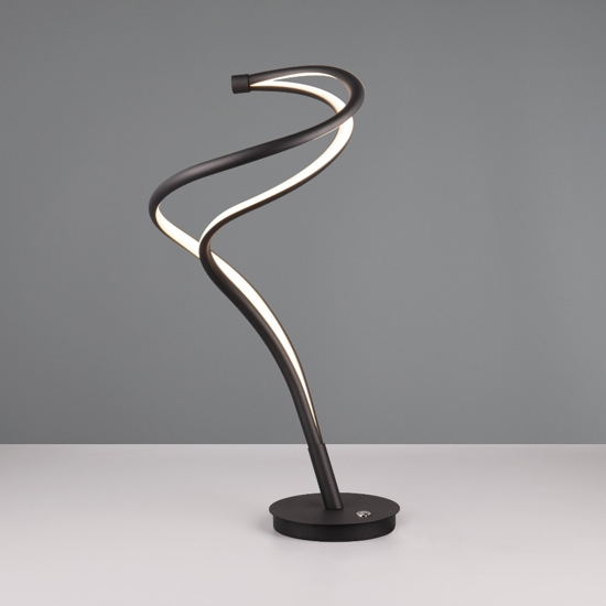 Lampada da tavolo per salotto led da 2300k a 4000k nera