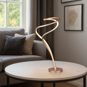 Lampada da tavolo ultramoderna led da 2300k a 4000k colore oro