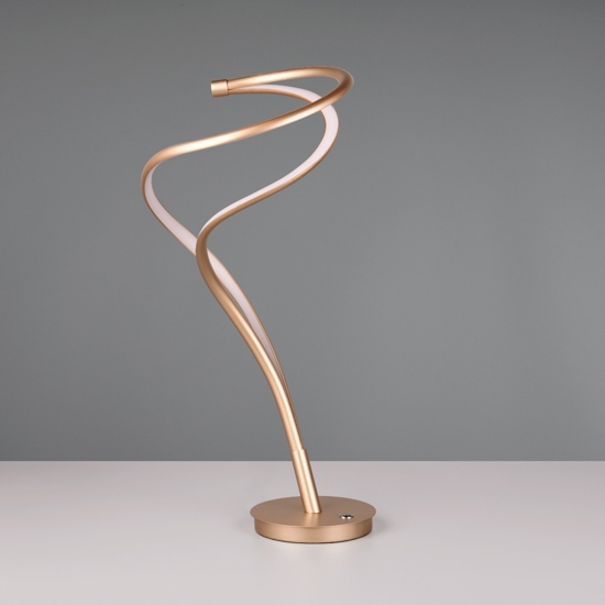 Lampada da tavolo ultramoderna led da 2300k a 4000k colore oro