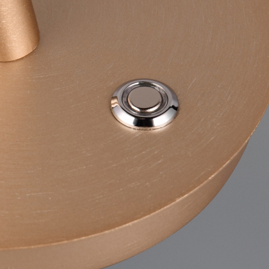 Lampada da tavolo ultramoderna led da 2300k a 4000k colore oro