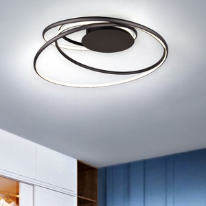 Plafoniera moderna tonda led da 2300k a 4000k dimmerabile