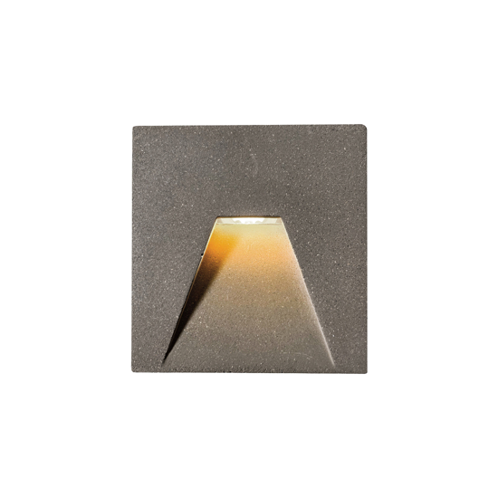 Segnapasso led per esterno 4w 3000k cemento da incasso fp