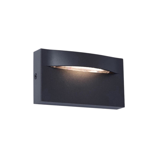 Segnapasso led 9w 3000k da esterno antracite fp