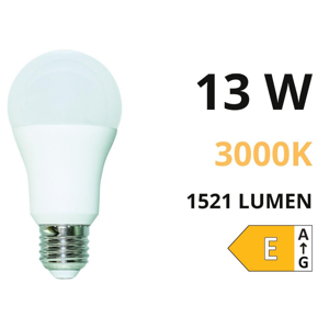 Life lampadina e27 13w 3000k 1521lm 290 goccia 39.920315c30