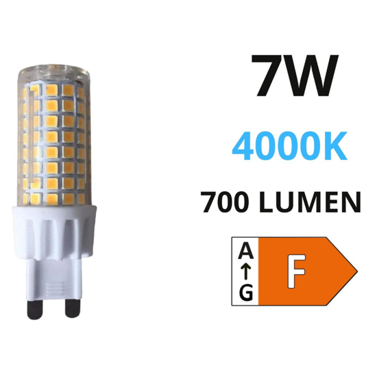 Lampadina g9 led 7w 4000k 700lm fp