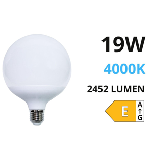 Life lampadina led globo e27 19w 4000k 2452lm 