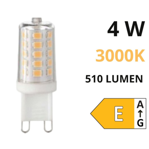 Lampadina led g9 4w 3000k 510lm ideal lux