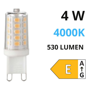 Lampadina g9 led 4w 4000k 530lm ideal lux