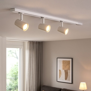 Sistema profilo a binario 107cm bianco con faretti orientabili fp
