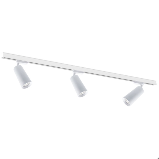 Sistema profilo a binario con 3 spot bianco orientabili fp