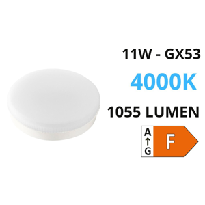 Lampadina toplight gx53 led 11w 4000k ottica 120 1055 lumen