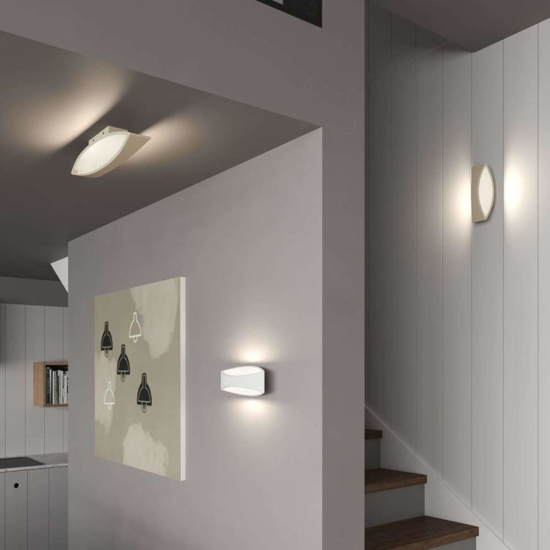 Applique da parete sabbia led 12w 3000k 4000k top light eye