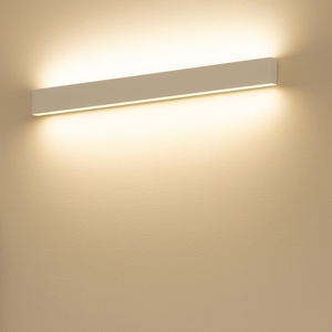 Applique led 3000k moderna bianca linea light satori 86cm