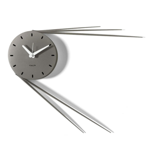 Orologio da parete rotondo design moderno color fango