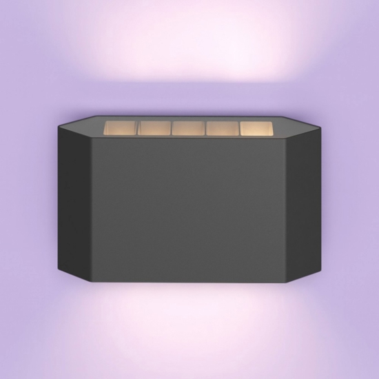 Maytoni pull applique da esterno led 8w 3000k ip54 nero minimal