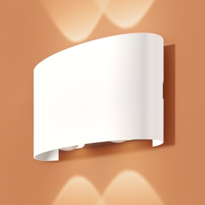 Maytoni strato applique da esterno led 3000k ip54 bianca