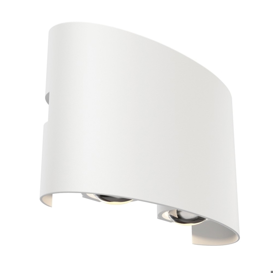 Maytoni strato applique da esterno led 3000k ip54 bianca