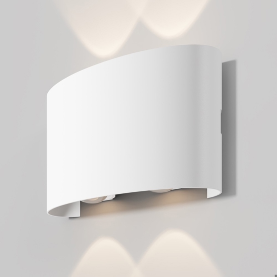 Maytoni strato applique da esterno led 3000k ip54 bianca