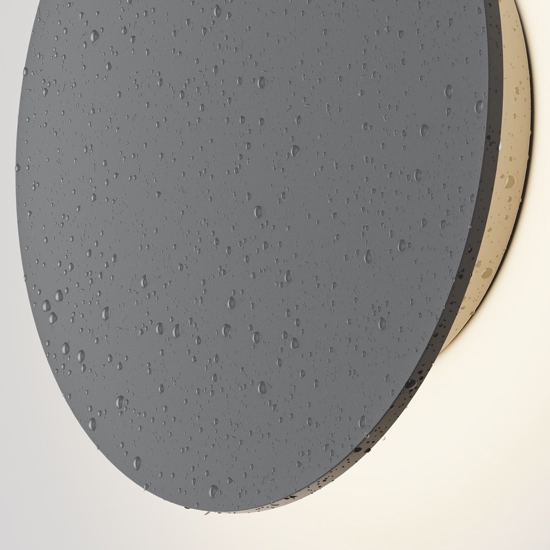 Maytoni wald applique da esterno led 3000k ip65 rotondo moderno