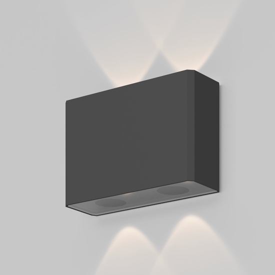 Maytoni show applique da esterno led 3000k ip54 rettangolare