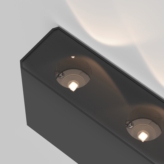 Maytoni show applique da esterno led 3000k ip54 rettangolare