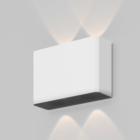 Maytoni show applique bianco da esterno led 3000k ip54