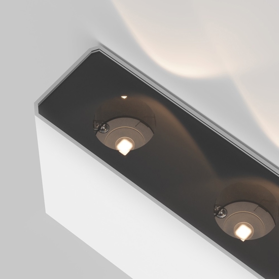 Maytoni show applique bianco da esterno led 3000k ip54