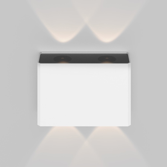 Maytoni show applique bianco da esterno led 3000k ip54