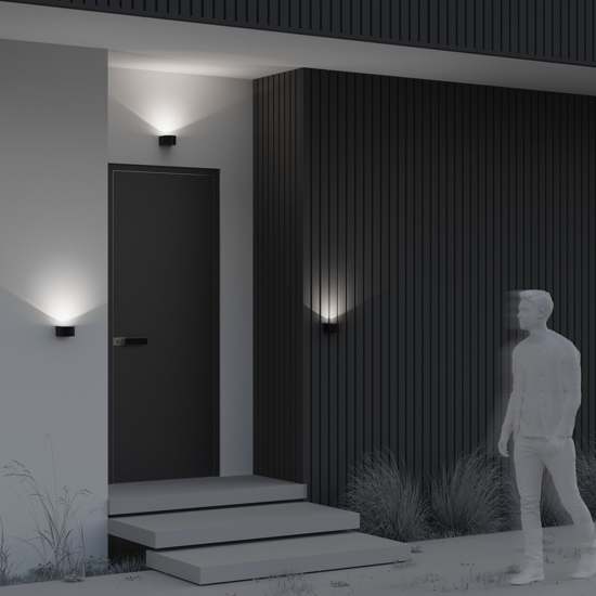 Maytoni blow applique da esterno led 3000k ip54 monoemissione
