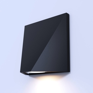Maytoni beekman applique da esterno led 3000k ip54 nero moderno