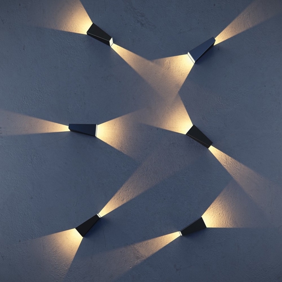 Maytoni times square applique da esterno led 3200k ip54