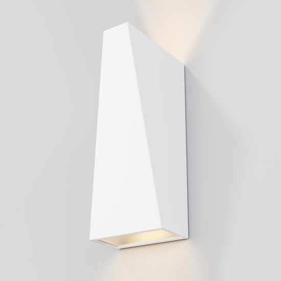 Maytoni times square applique da esterno led 3200k ip54 bianco