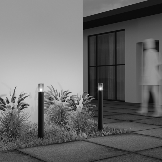 Maytoni amas lampione da giardino ip54 tubolare