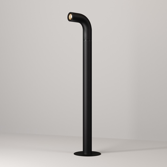 Maytoni sleek lampione da giardino led 3000k ip65 nero minimal