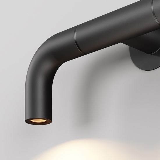 Maytoni sleek applique da esterno led 3000k ip65 2 luci