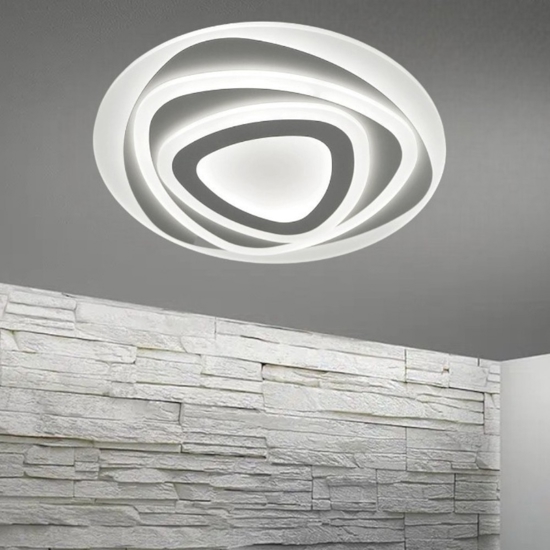 Vivida bud  plafoniera led bianca 36w 3000k 4000k moderna