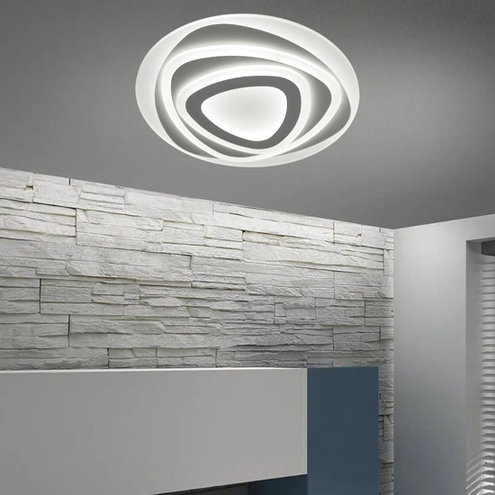 Vivida bud  plafoniera led bianca 36w 3000k 4000k moderna