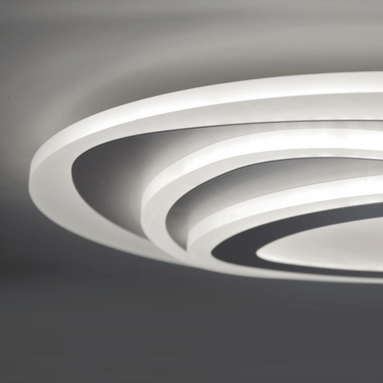 Vivida bud  plafoniera led bianca 36w 3000k 4000k moderna