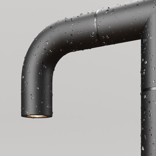 Maytoni sleek lampione basso da giardino led 3000k ip65 moderno