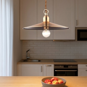 Cantina sp1 ideal lux lampadario per cucina rustico rame
