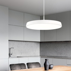 Isyluce lampadario bianco da cucina led 39w 3000k 4000k dimmerabile