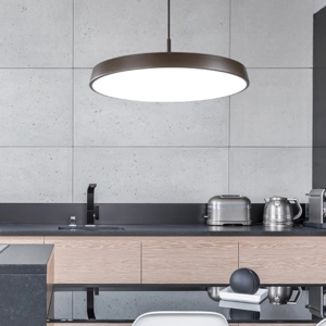 Lampadario per cucina moderna caffe' led 39w 3000k 4000k dimmerabile