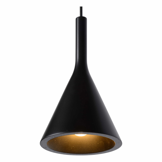 Lampadario di ceramica 4 luci nera per tavolo cucina