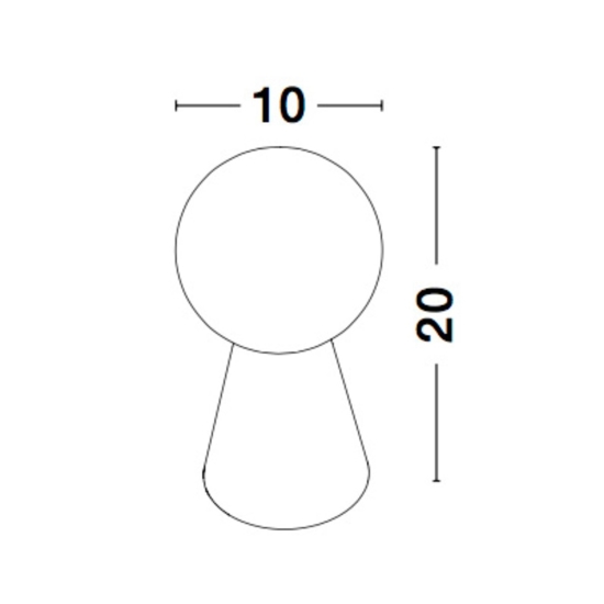Abat-jour lampada da comodino design moderna 