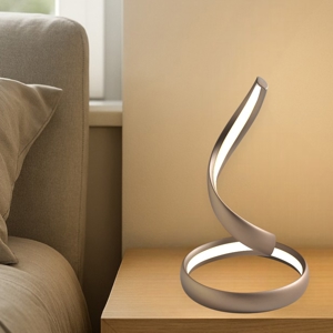 Vivida flame abat-jour da comodino moderna tortora