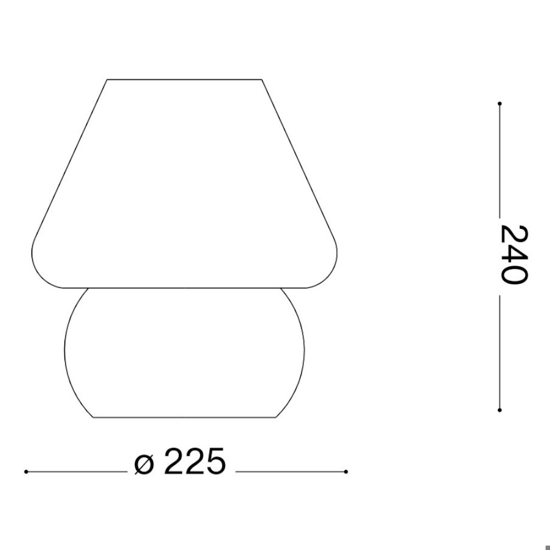 Prato tl1 big ideal lux abat jour camera da letto moderna vetro bianco