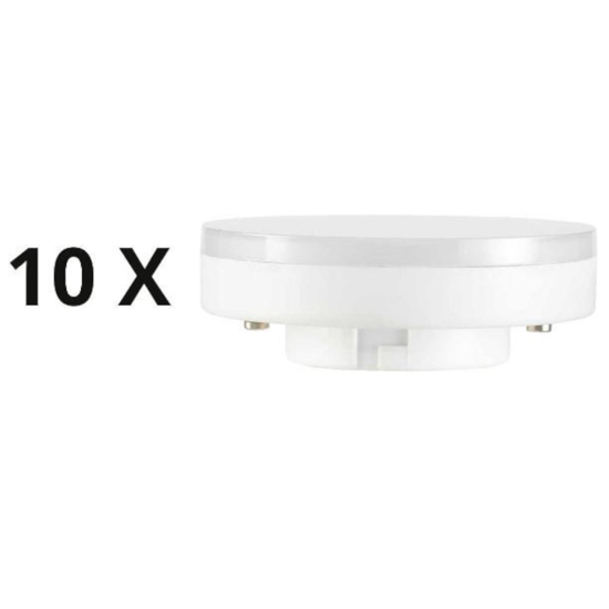 Confezione n10 lampadine gx53 led 7w 3000k 730lm 110 ideal lux