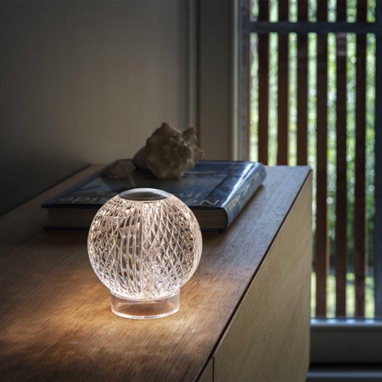 Ideal lux diamond tl1 abat-jour da comodino moderna fp