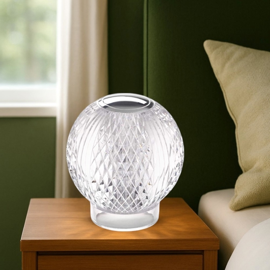 Ideal lux diamond tl1 abat-jour da comodino moderna fp