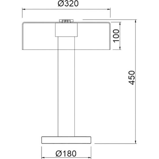 Lampada da tavolo design moderna oro sabbiato